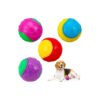 Squeaky Dog Balls 4-Pack For Large Medium Dogs Interactive Toys For Play Exercise