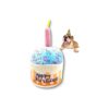 Squeaky Dog Cake Toy for Medium and Small Breed Dogs for Teething Relief