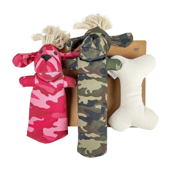 Squeaky Dog Chew Toys Variety Pack for Exercise and Fun with Lasting Durability