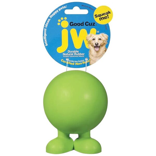 Squeaky Dog Toy with Natural Rubber Ball for Medium Breeds