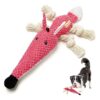 Squeaky Interactive Dog Toy with Crinkle Paper and Soft Plush for Small Dogs