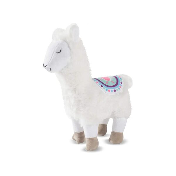 Squeaky Llama Dog Toy for Fast Play and Fetch, 12x9 Inches