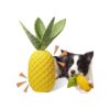 Squeaky Pineapple Rubber Toy for Large Aggressive Chewer Dogs