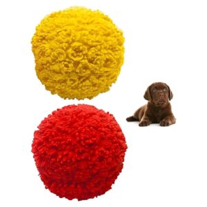 Squeaky Rubber Balls for Small Breeds - Soft, Gentle, and Safe for Teething Puppies