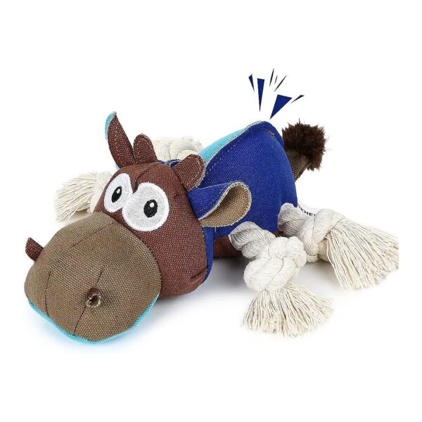 Squeaky Soft Plush Toys for Small and Middle Dogs with Ropes and Cotton Materials