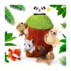 Squeaky Soft Plush Woodland Animals for Small Medium Puppies and Dogs Play