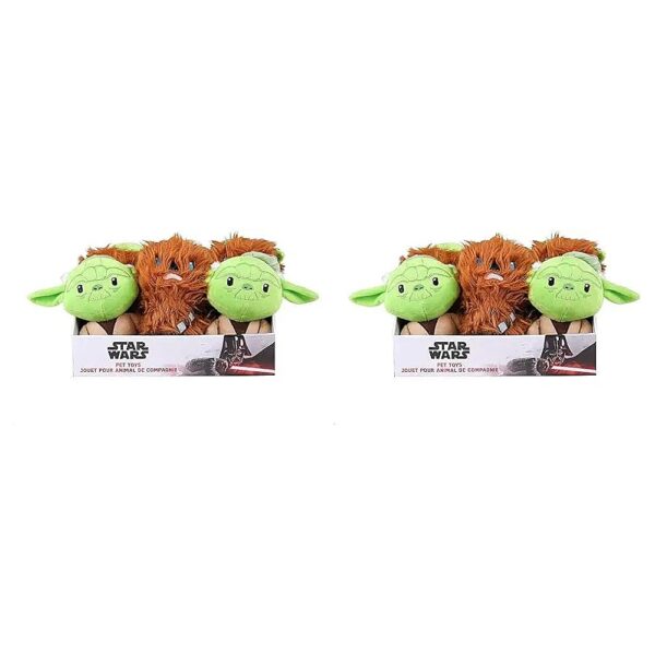 Squeaky Star Wars Plush Dog Toys for Small to Medium Breed Dogs and Pet Lovers