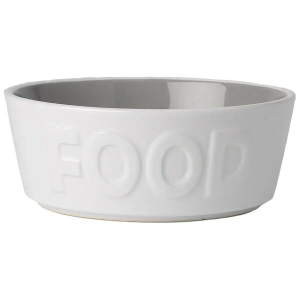 Stable and Stylish Ceramic Dog Bowl for Pets with 5-Cup Capacity