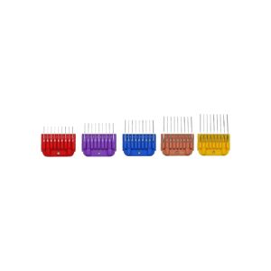 Stainless Steel 5 Color Guide Comb Set for Detachable Dog Clippers