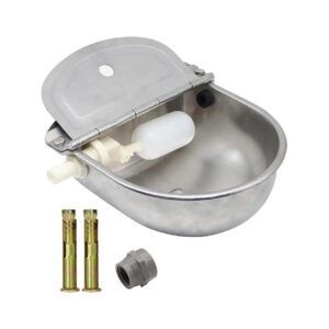 Stainless Steel Automatic Dog Feeder Trough Bowl Dispenser for Pet Watering Needs