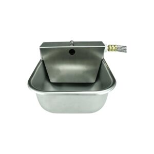 Stainless Steel Automatic Dog Waterer Bowl Dispenser for Easy Refill