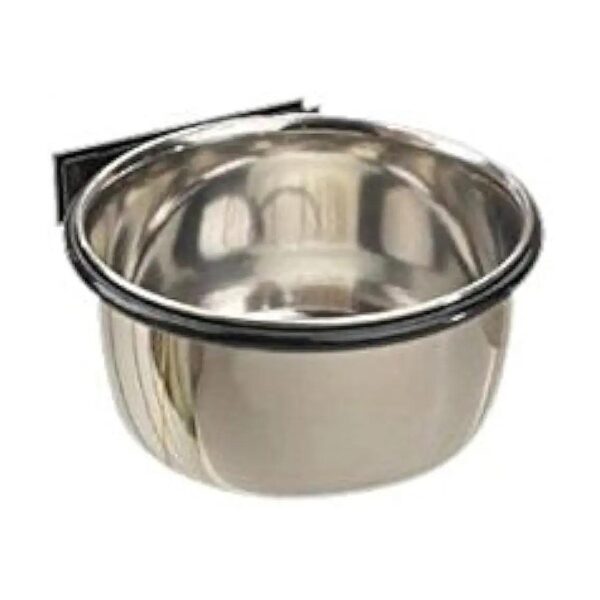 Stainless Steel Bolt On Coop Cup Dog Bowls for Puppy to Senior Breeds 16 Ounces