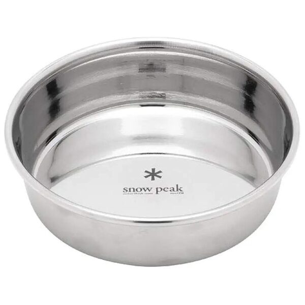 Stainless Steel Dog Bowl Medium Size Unisex Durable Camping Gear