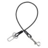 Stainless Steel Dog Car Seat Belt Restraint with 360 Swivel Buckle for Heavy Duty Pets