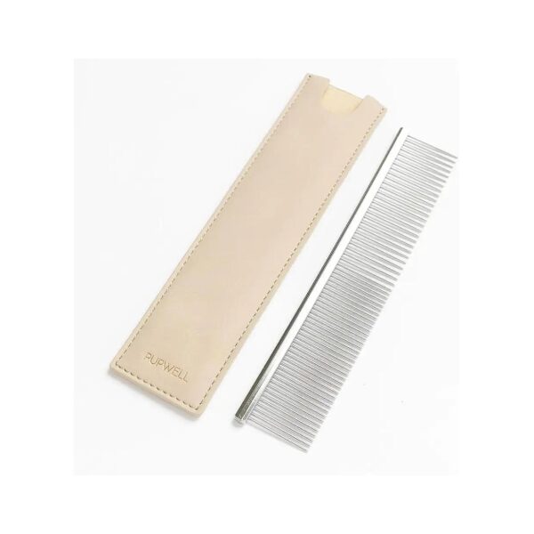 Stainless Steel Dog Comb for Regular Grooming with Rounded Teeth