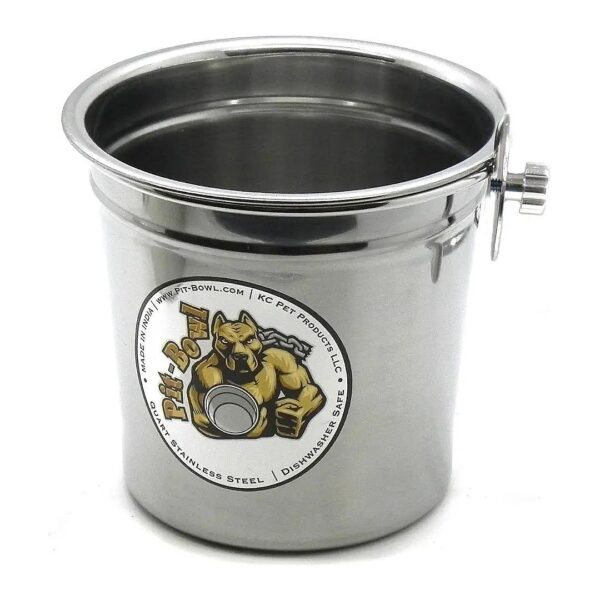 Stainless Steel Dog Crate Water Bowl with Extra-Large 5 Quarts Capacity