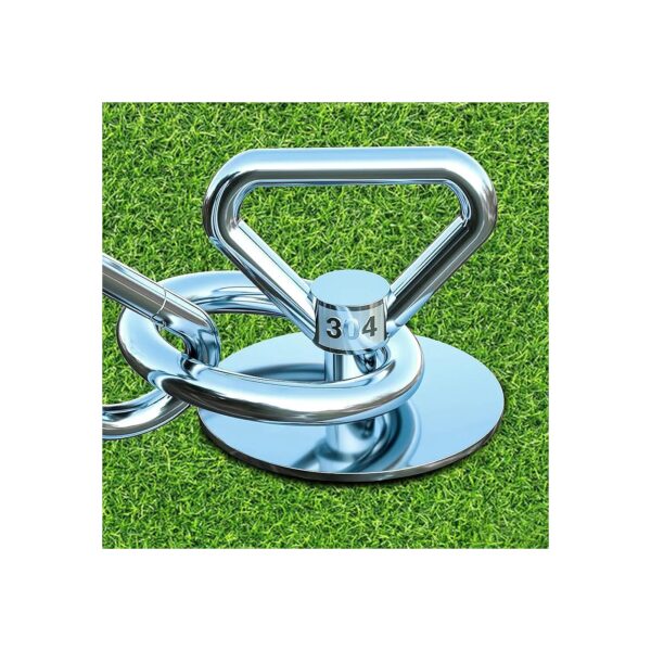 Stainless Steel Dog Runner and Anchor Kit for Yard Outdoor Camping with 30FT Long Cable