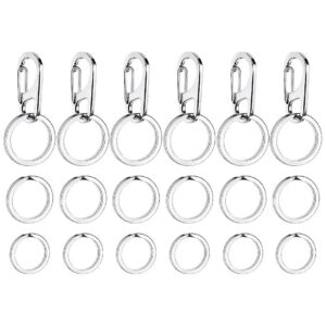 Stainless Steel Dog Tag Clips for Pets Collars and Harnesses with 3 Sizes