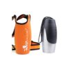 Stainless Steel Dog Water Bottle with Neoprene Carrier for Hiking and Travel