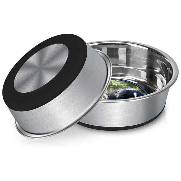 Stainless Steel Pet Bowls for Dogs Provide Durable and Long-Lasting Mealtime Solution