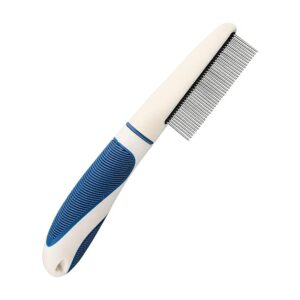 Stainless Steel Pet Grooming Comb for Dematting and Deshedding Cats and Dogs