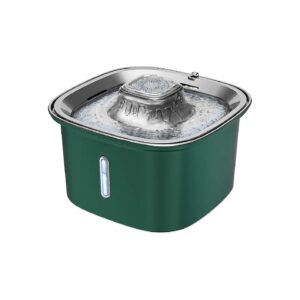 Stainless Steel Pet Water Fountain for Cats and Dogs with 101oz 3L Capacity