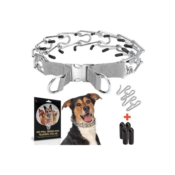 Stainless Steel Prong Collar for Dogs - Ideal for Professional Dog Trainers