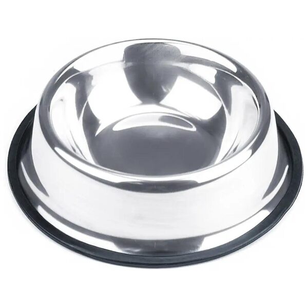 Stainless Steel Water and Food Bowl for Cats and Dogs No-Tip No-Slip Dishwasher Safe