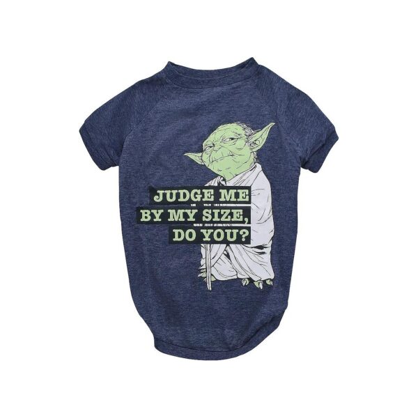 Star Wars Dog T-Shirts for Large Dogs with Yoda Quote