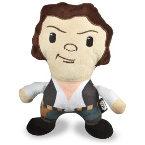 Star Wars Inspired Soft and Cozy Han Solo Plush Dog Toy for Canine Companions