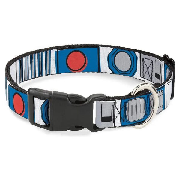 Star Wars R2D2 Dog Collar with Adjustable Plastic Buckle 9 5 13 Inches Wide