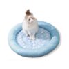 Stay Cool All Summer Long, Soft-Padded Pet Bed for Small Cats and Dogs, Non-Slip Bottom