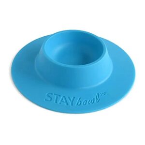 Staybowl Small Pet Food Bowl for Guinea Pigs and Other Tiny Friends Sky Blue 1/4 Cup Size