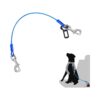 Steel Wire Dog Seat Belt with Chew-Proof Coating for Small Medium Large Dogs