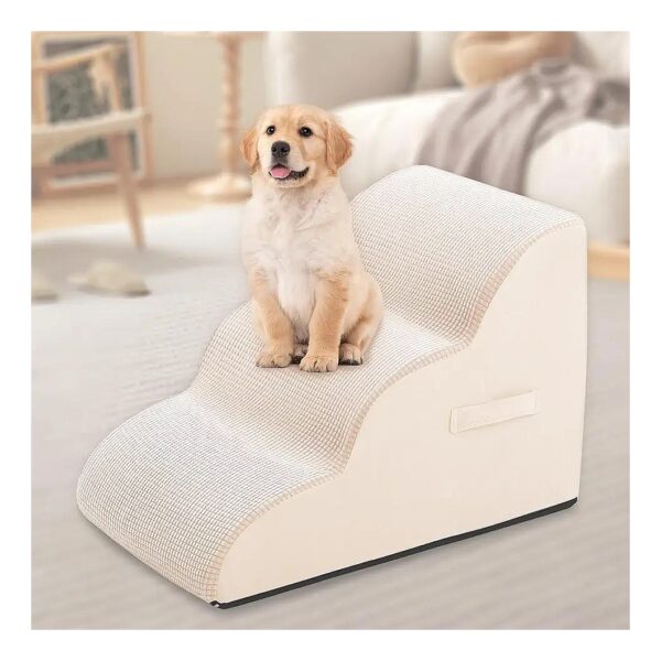 Step Adjustable Dog Steps for High Beds and Couches, Small to Medium Pets