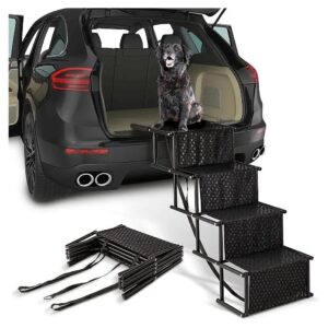 Step Dog Ramp with Soft Touch Grip for Large Dogs and Vehicles