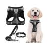 Step-In No Pull Dog Harness with Magic Strap Closure for Easy Wear