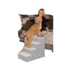 Step Pet Stairs for Small Dogs and Cats, Spa Blue, Up to 50 Pounds