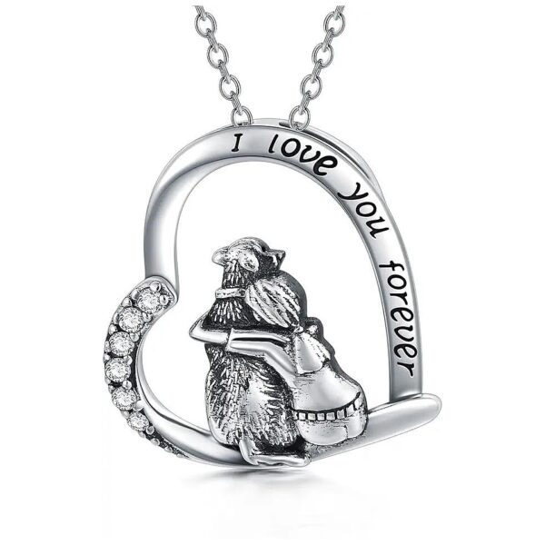 Sterling Silver Dog Necklace for Girls Dog Memorial Jewelry Gifts for Women