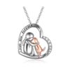 Sterling Silver Keepsake Dog Pendant Necklace for Women Gift Idea