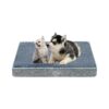 Stone Gray Multi-Size Dog Crate Bed with Adjustable Orthopedic Foam Support