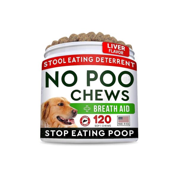 Stool Eating Deterrent Treats for Dogs with Digestive Enzymes