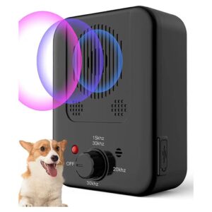 Stop Dog Barking with Advanced Ultrasonic Anti Barking Device with Adjustable Frequencies