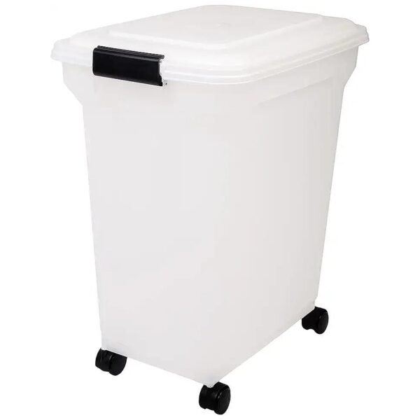 Storage Container for Dog and Cat Food with Airtight Seal and Scoop