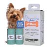 Strong Durable Unscented Dog Waste Bags for Quick Easy Cleanup 120 Count