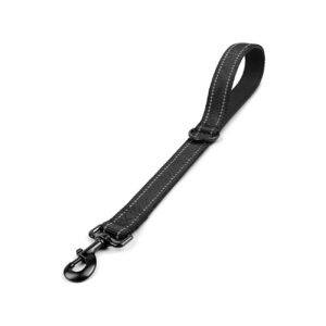 Strong Short Dog Leash with Padded Handle for Medium and Large Dogs