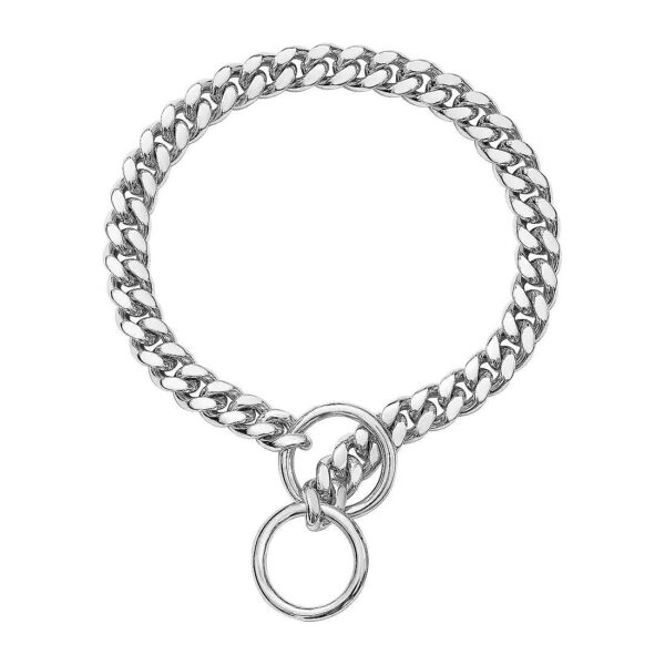 Strong and Durable 316L Stainless Steel Dog Chain Collar for Large Breeds