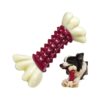 Strong and Durable Dog Chew Toy with Real Bacon Flavor for Medium to Large Breed Dogs