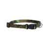 Strong and Durable Green Camouflage Nylon Dog Collar for Dogs