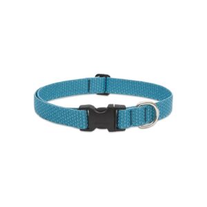 Strong, and Stylish Adjustable Collar for Large Dogs - Tropical Blue Plastic